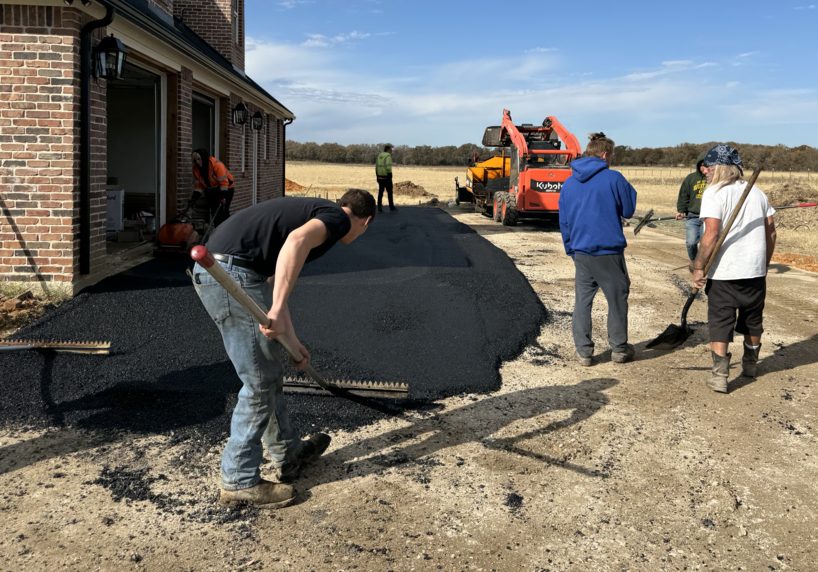 Asphalt Paving 5 — Texas Asphalt Services paving project